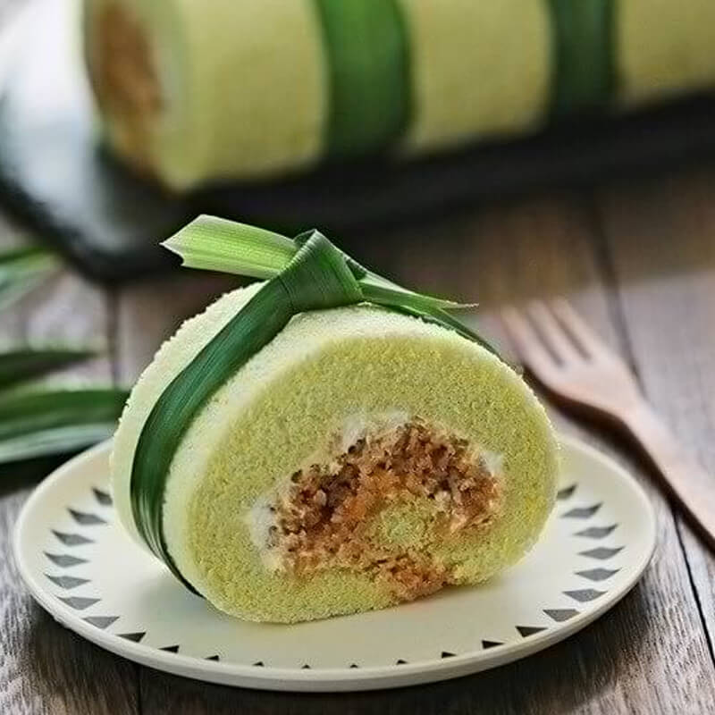 Cara membuat kue putu gulung: