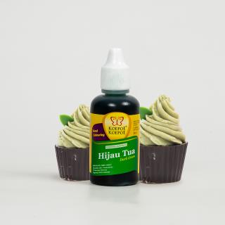 Koepoe Koepoe Pewarna Cair 30ml Hijau Tua
