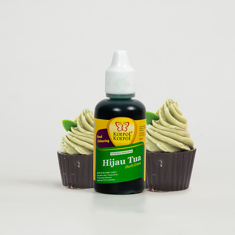 Koepoe Koepoe Pewarna Cair 30ml Hijau Tua