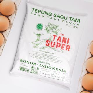 Tepung Sagu Tani cap Tani Super 500gr