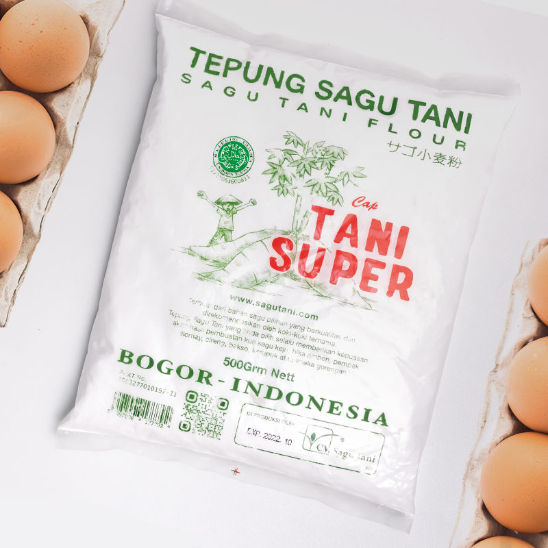 Tepung Sagu Tani cap Tani Super 500gr