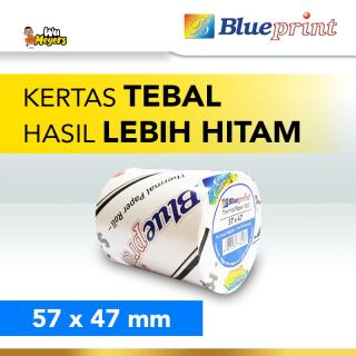 Kertas Thermal / Kertas Kasir / Kertas Struk BLUEPRINT 57mmx47mm